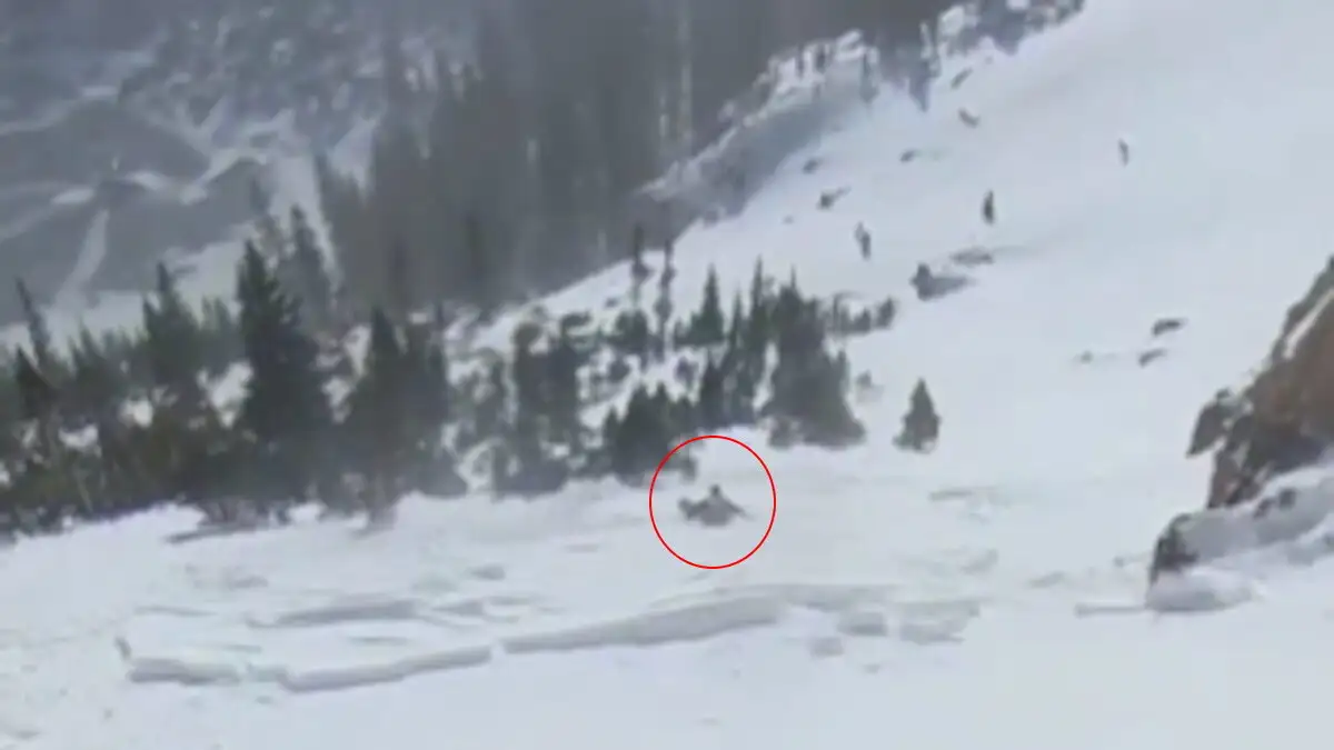 Βίντεο: H στιγμή που σκιέρ παρασύρονται από χιονοστιβάδα σε εθνικό πάρκο στο Κολοράντο