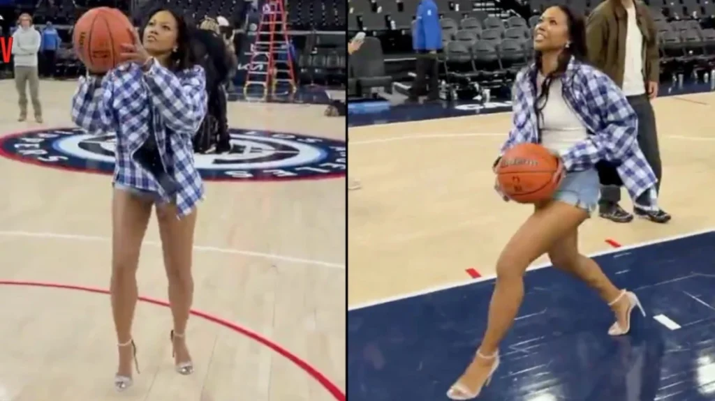 Α.Ρότζερς: Εκτέλεσε ελεύθερες βολές στο παρκέ με τακούνια και «έκλεψε» τις εντυπώσεις (βίντεο)