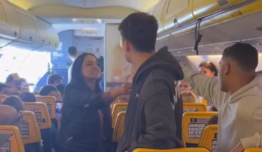 Χαμός σε πτήση της Ryanair από μεθυσμένη επιβάτη: Άρχισε να βρίζει άλλους επιβάτες στα ελληνικά