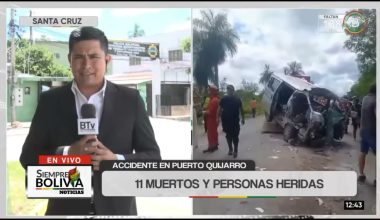 Τροχαίο δυστύχημα με μίνι μπας που οδηγούσε 14χρονος στη Βολιβία: Τουλάχιστον 11 νεκροί (βίντεο)