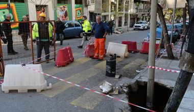 Μεγάλη καθίζηση στο Χίλτον: Άνοιξε τρύπα 5 μέτρων στη Βασιλέως Γεωργίου – Κλειστοί δρόμοι (βίντεο)