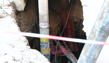 Κυκλοφοριακές ρυθμίσεις στο κέντρο της Αθήνας λόγω καθίζησης του δρόμου στη Βασ.Γεωργίου