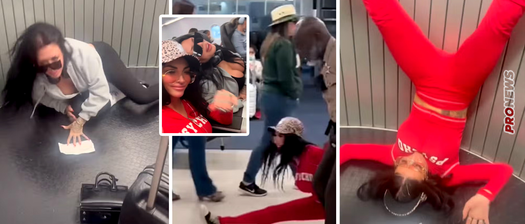 Βίντεο: Μοντέλα του OnlyFans έκαναν σόου με… σπαγκάτο όταν συνελήφθησαν για ένταση σε πτήση της American Airlines