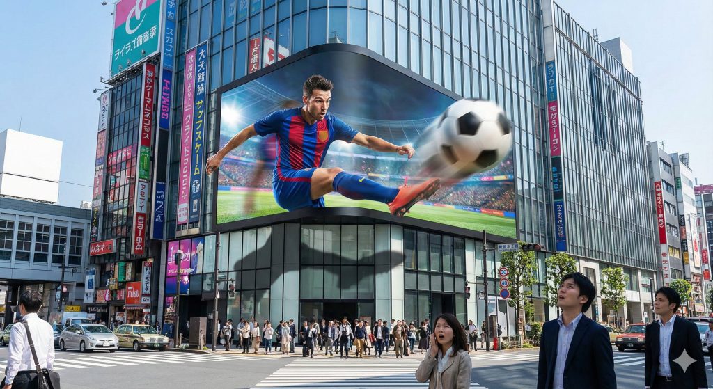 Ντουμπάι: Η τρισδιάστατη οθόνη που έχει καθηλώσει τους επισκέπτες