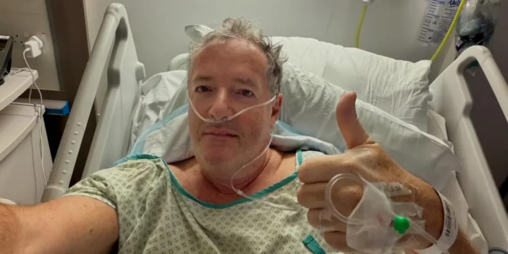 Στο νοσοκομείο ο Π.Μόργκαν μετά από ατύχημα που είχε: «Έπεσα σαν σακί με πατάτες» (φωτο)