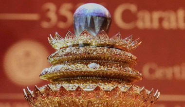 Η Σρι Λάνκα παρουσίασε το «αστέρι της αγνής Γης»: Το μεγαλύτερο ζαφείρι στον κόσμο που έχει βάρος 3.563 καράτια