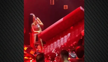 «Ηλία ρίχ’το»: Θαμώνας έριξε… καναπέ στην πίστα του μαγαζιού που τραγουδούσε η Αναστασία (βίντεο)