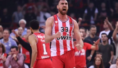 Διάσειση υπέστη ο Ν.Μιλουτίνοφ στο παιχνίδι του Ολυμπιακού με τη Μακάμπι Τελ Αβίβ