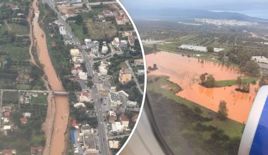 «Σάρωσε» την Αττική η κακοκαιρία: Άλλαξε χρώμα η θάλασσα – Πώς φαίνεται από ψηλά το Λεκανοπέδιο (φώτο)