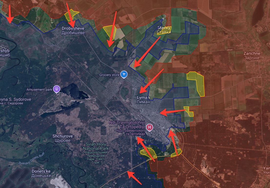 Οι Ουκρανοί έχουν παγιδευτεί στην Λίμαν και δεν διαθέτουν οδό διαφυγής