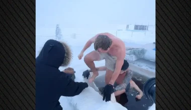 Ολλανδός YouTuber βουτάει σε παγωμένα νερά -52 βαθμών Κελσίου στην πιο κρύα πόλη του κόσμου στη Σιβηρία