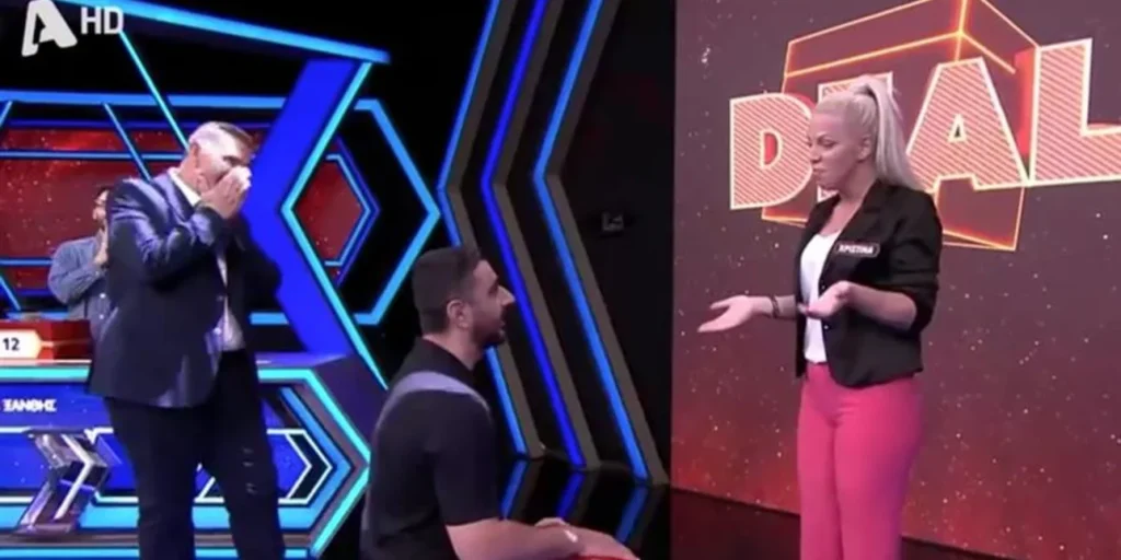 Βίντεο: H στιγμή που άνδρας «εισβάλει» στο πλατό του «Deal» και κάνει πρόταση γάμου στην σύντροφό του