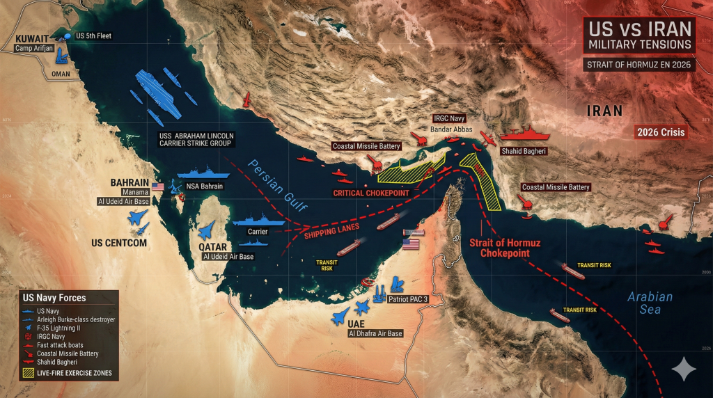 WSJ: «Οι ΗΠΑ δεν είναι έτοιμες για επίθεση πλήρους κλίμακας στο Ιράν και ανησυχούν μήπως κτυπηθεί αεροπλανοφόρο»
