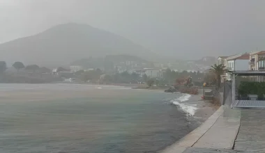 Στο «έλεος» της κακοκαιρίας και η Λήμνος: Σπίτια πλημμύρισαν στη Μύρινα (φωτο)