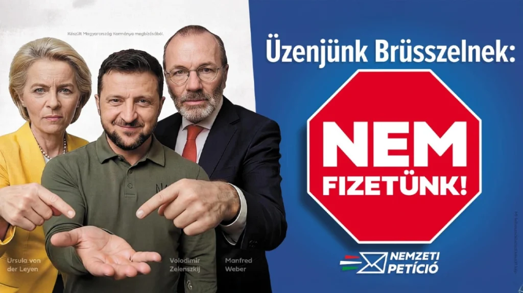 Β.Όρμπαν κατά Β.Ζελένσκι: Aφίσα για την προεκλογική εκστρατεία του απεικονίζει τον Ουκρανό πρόεδρο… επαίτη!