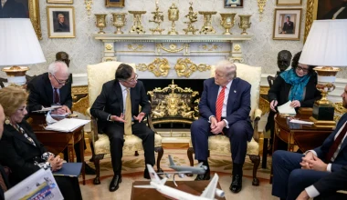 Με τον Γ.Πέτρο συναντήθηκε ο Ν.Τραμπ στον Λευκό Οίκο