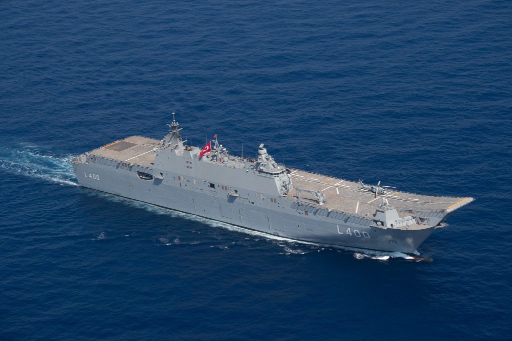 Η Τουρκία στέλνει το TCG Anadolu με 1.500 πεζοναύτες σε άσκηση του ΝΑΤΟ