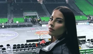 Μοντέλο από την Ιταλία έβαλε «φωτιά» στο παιχνίδι του Παναθηναϊκού με την Ρεάλ (βίντεο)