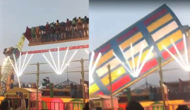 Πανικός σε λούνα παρκ στην Ινδία: Κατέρρευσε παιχνίδι και 15 άτομα έπεσαν στο έδαφος (βίντεο)