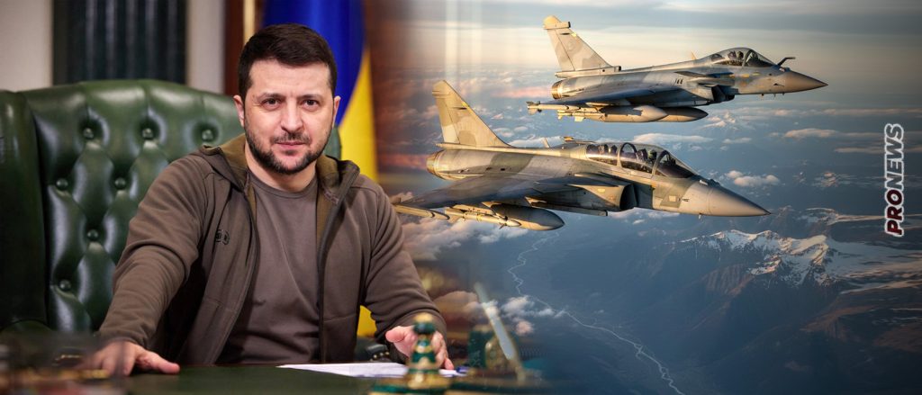 B.Zελένσκι: «Παραγγείλαμε 100 Rafale και 150 Gripen»!