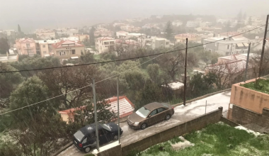 Έντονη χαλαζόπτωση στη Χίο: Καταστροφές σε εσπεριδοειδή και άλλες καλλιέργειες (φώτο-βίντεο)