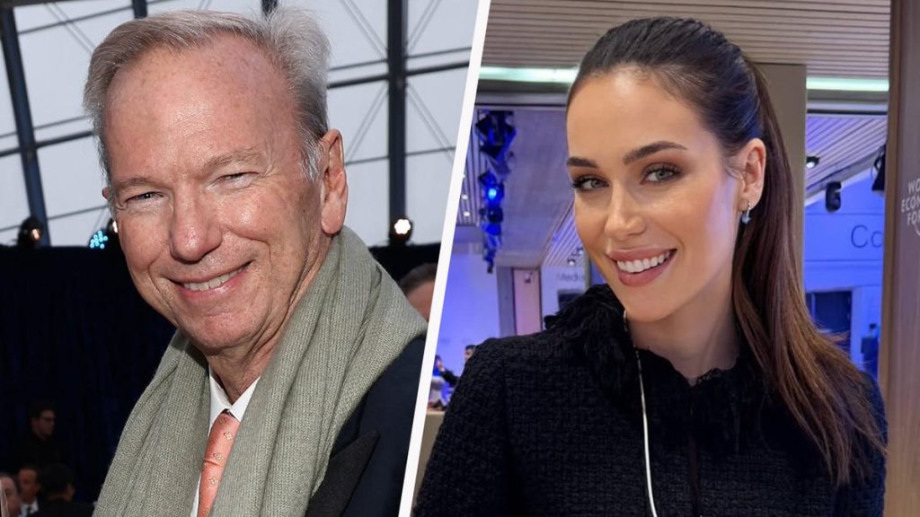 Έρικ Σμιντ: Ο 70χρονος δισεκατομμυριούχος πήγε στο Νταβός με την 27χρονη κόρη του προέδρου της Βαυαρίας (φώτο)