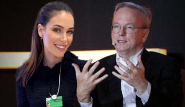 Έρικ Σμιντ: Ο 70χρονος δισεκατομμυριούχος πήγε στο Νταβός με την 27χρονη κόρη του προέδρου της Βαυαρίας (φώτο)