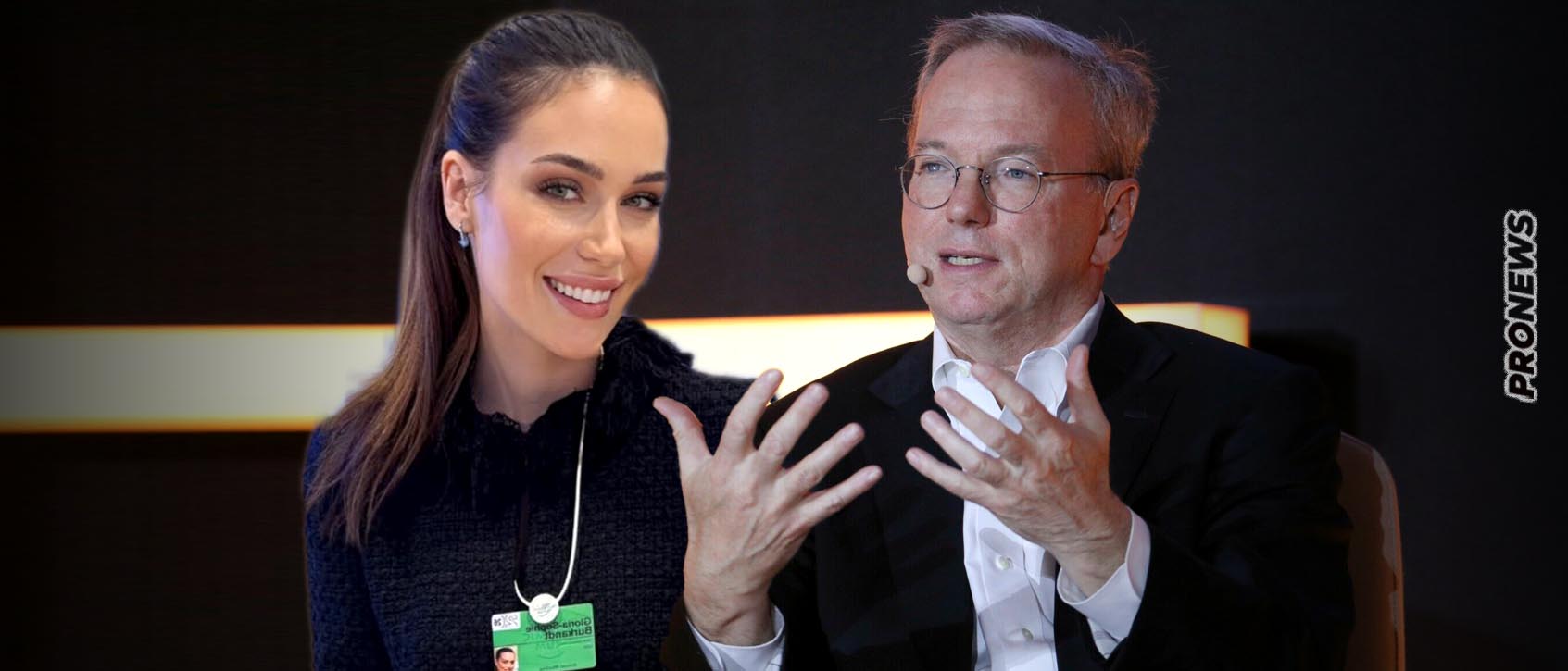 Έρικ Σμιντ: Ο 70χρονος δισεκατομμυριούχος πήγε στο Νταβός με την 27χρονη κόρη του προέδρου της Βαυαρίας (φώτο)