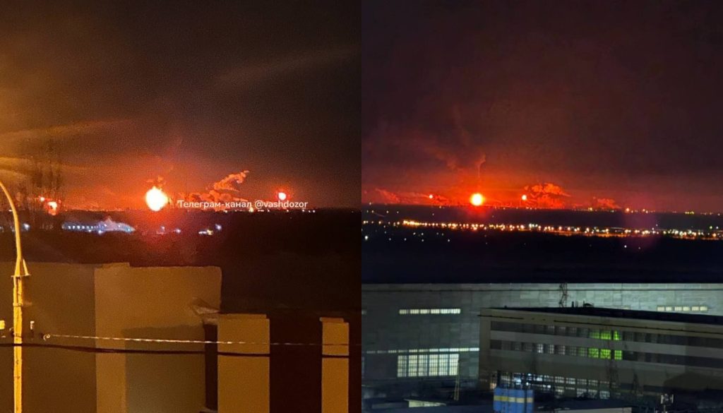 Ρωσία: Ουκρανικά drones έπληξαν το μεγαλύτερο διυλιστήριο πετρελαίου στο Βόλγκογκραντ (βίντεο)