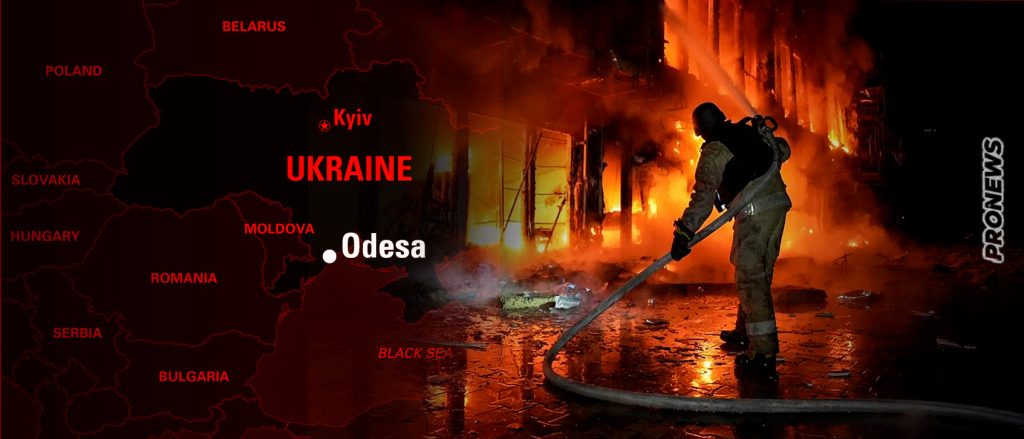 Βίντεο: «Κόλαση» στην Οδησσό και στο Τσορνομόρσκ – Οι Ρώσοι διέλυσαν λιμάνια και ενεργειακές υποδομές