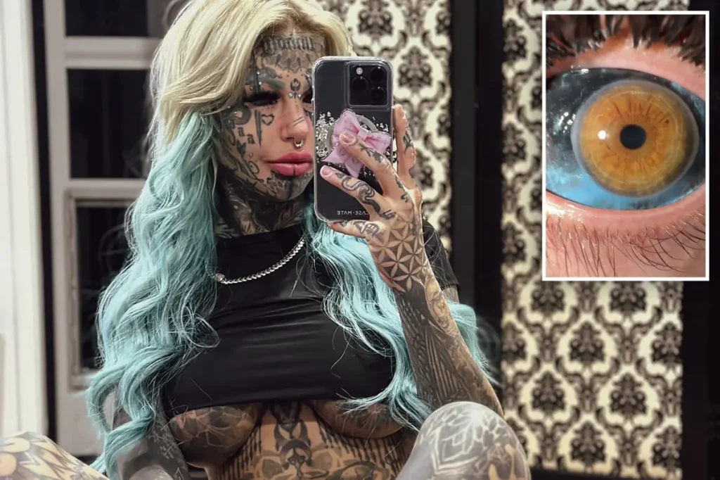 Γνωστό μοντέλο του Instagram που έχει ξοδέψει πάνω από 20.000 λίρες σε τατουάζ δείχνει πώς ήταν πριν (φωτό)