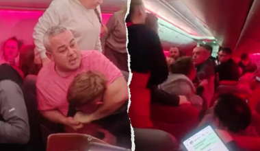 Νέο βίντεο από τον καυγά μεταξύ Βρετανών επιβατών σε πτήση από την Τουρκία – «Η ατμόσφαιρα έγινε χαοτική»