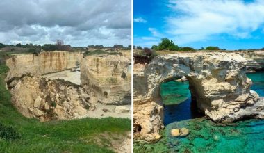 Ιταλία: Κατέρρευσε ανήμερα του Αγίου Βαλεντίνου η «αψίδα του έρωτα»! (βίντεο)