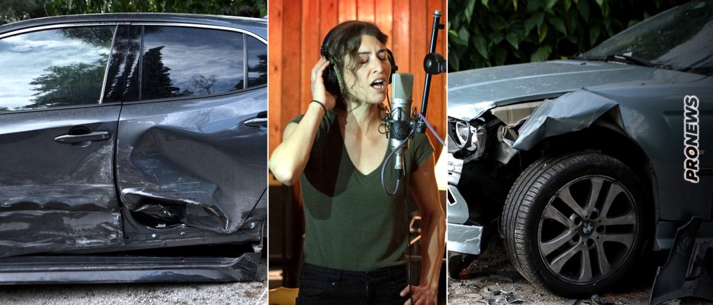 Η γνωστή τραγουδίστρια Αγγελική Σύρκου υπό επήρεια αλκοόλ πήρε «παραμάζωμα» παρκαρισμένα αυτοκίνητα στο Κολωνάκι (upd)