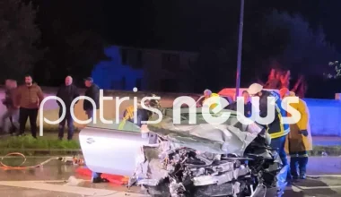 Σοβαρό τροχαίο με τρεις τραυματίες στο Κατάκολο – Σε κρίσιμη κατάσταση οι δύο (φωτό)