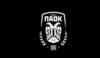 Ο ΠΑΟΚ παρουσίας το επετειακό έμβλημα για τα 100 χρόνια του συλλόγου