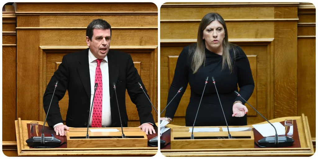 «Σύγκρουση» Δ.Καιρίδη – Ζ.Κωνσταντοπούλου στη Βουλή: «Μεγαλώσατε στα πούπουλα»