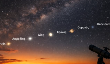 Έρχεται η «πλανητική παρέλαση»: Ποιοι πλανήτες θα είναι ορατοί με γυμνό μάτι