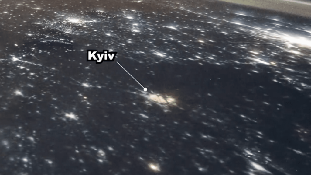 Βίντεο από τον Διεθνή Διαστημικό Σταθμό δείχνει τη ρωσική επίθεση με Kh-101 και Iskander στην Ουκρανία