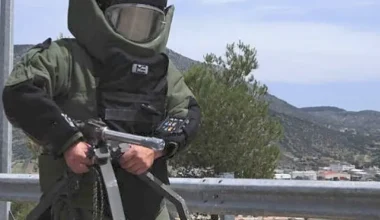 Εντοπίστηκε πολεμικό βλήμα σε οικόπεδο στον Εύοσμο