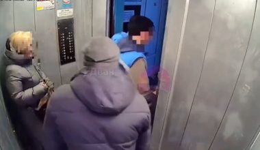 Άνδρας σχεδόν συνεθλίβη από ασανσέρ στην Ρωσία (βίντεο)