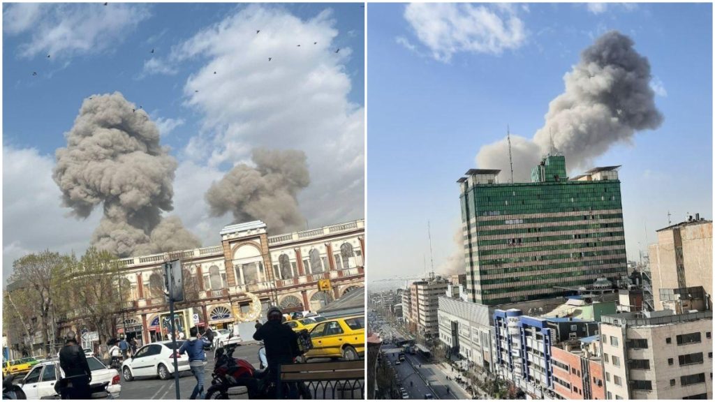 Εικόνες καταστροφής στην Τεχεράνη: Δεκάδες κτίρια έχουν καταρρεύσει (βίντεο)