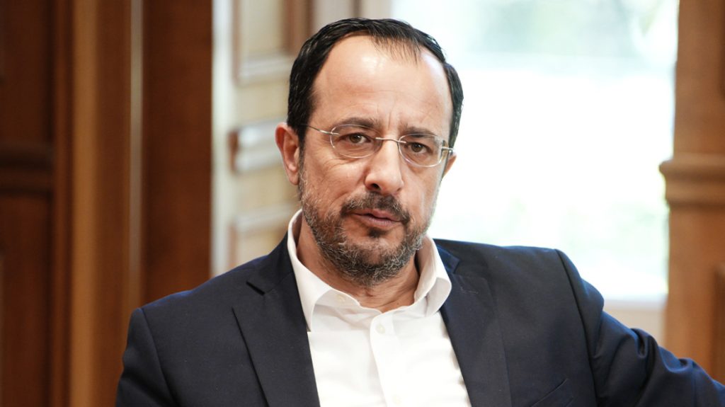 Το πρώτο μήνυμα του Ν.Χριστοδουλίδη μετά το χτύπημα που δέχθηκε η Κύπρος από το Ιράν