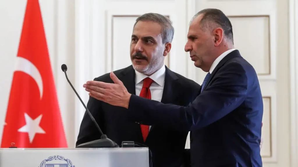 Τηλεφωνική επικοινωνία Γιώργου Γεραπετρίτη με τον Χακάν Φιντάν: Τι συζήτησαν οι δύο ΥΠΕΞ