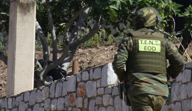 Χαλκιδική: Βρέθηκε οβίδα σε οικόπεδο – Εξουδετερώθηκε με ασφάλεια από το στρατό