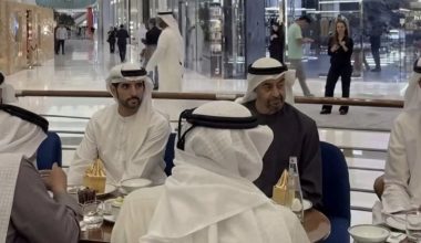 Για καφέ ο πρόεδρος των ΗΑΕ και ο πρίγκιπας του Ντουμπάι ενώ ιρανικά drones χτυπούσαν στόχους! – Δείτε βίντεο