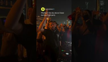 Ντουμπάι: Θαμώνες παρτάρουν υπό τους ήχους techno-house μουσικής & καταγράφουν την άφιξη ιρανικών πυραύλων (βίντεο)