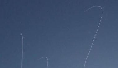 Τελ Αβίβ: Η στιγμή που τα συστήματα αεράμυνας αναχαιτίζουν ιρανική πυραυλική επίθεση