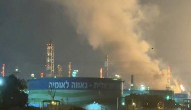 Ακαριαία απάντηση του Ιράν στο Ισραήλ: Κατέκαψαν το διυλιστήριο της Χάιφα σε αντίποινα για το διυλιστήριο της Τεχεράνης!