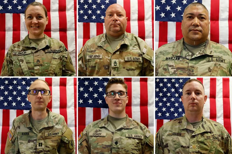 Επέστρεψαν στις ΗΠΑ οι σοροί έξι στρατιωτών που σκοτώθηκαν από ιρανικό drone στο Κουβέιτ – Παρών ο Ν.Τραμπ (φώτο)